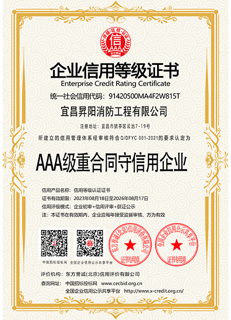 AAA级重合同守信用企业